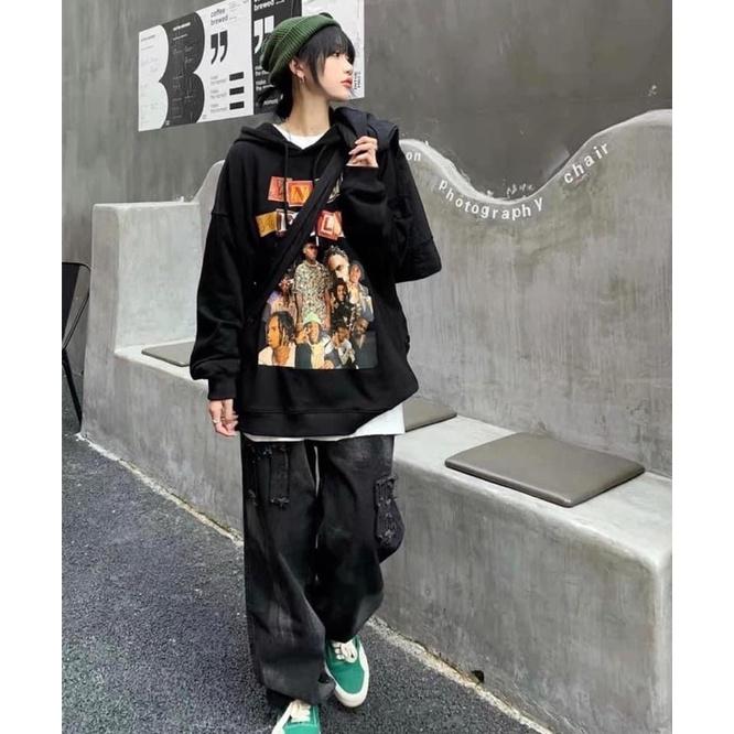 Áo hoodie nỉ anh bạn da đen