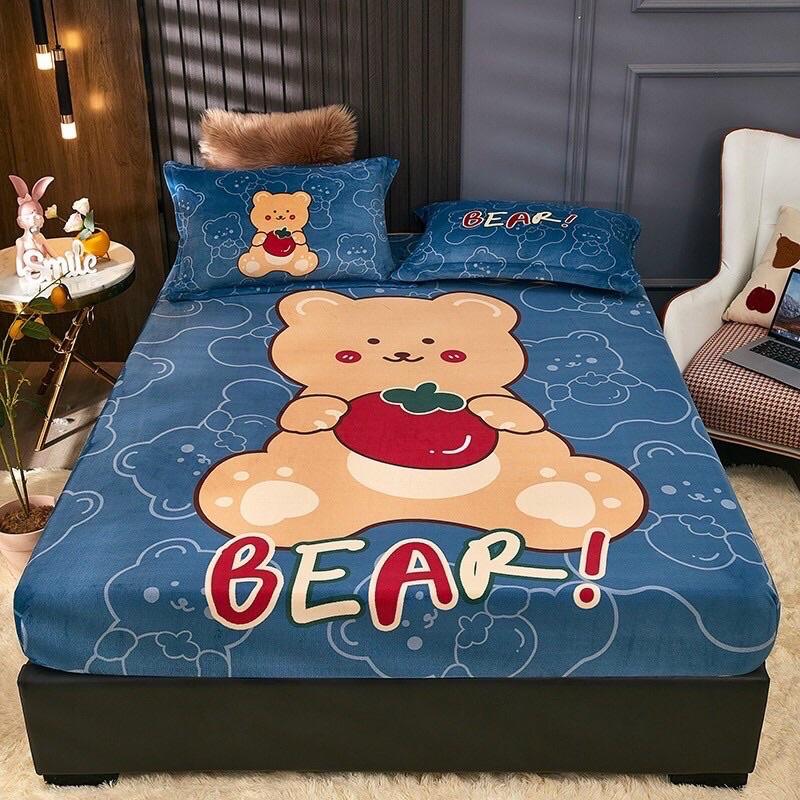 SÉT GA GỐI NỈ SỮA HÌNH NGỘ NGHĨNH ĐÁNG YÊU