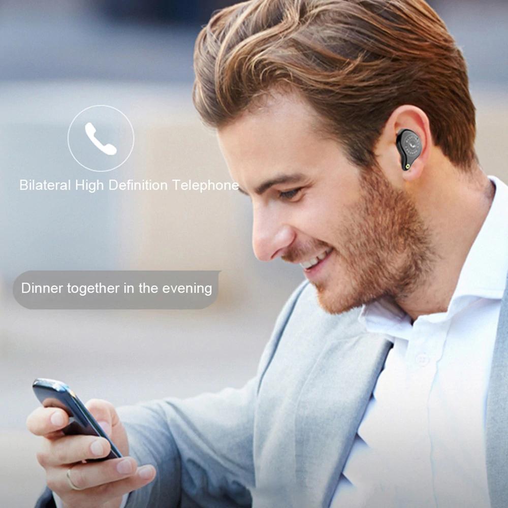 TWS Bluetooth  VINETTEAM PLUS 5.0 Tai Nghe Không Dây Tai Nghe Tai Nghe Tiếng Ồn CVC 8.0 Chống Tai Nghe IPX7 Chống Thấm Nước Cảm Ứng Stereo Tai Nghe Với 3600 MAh Hộp Sạc Cao Cấp -Chính Hãng