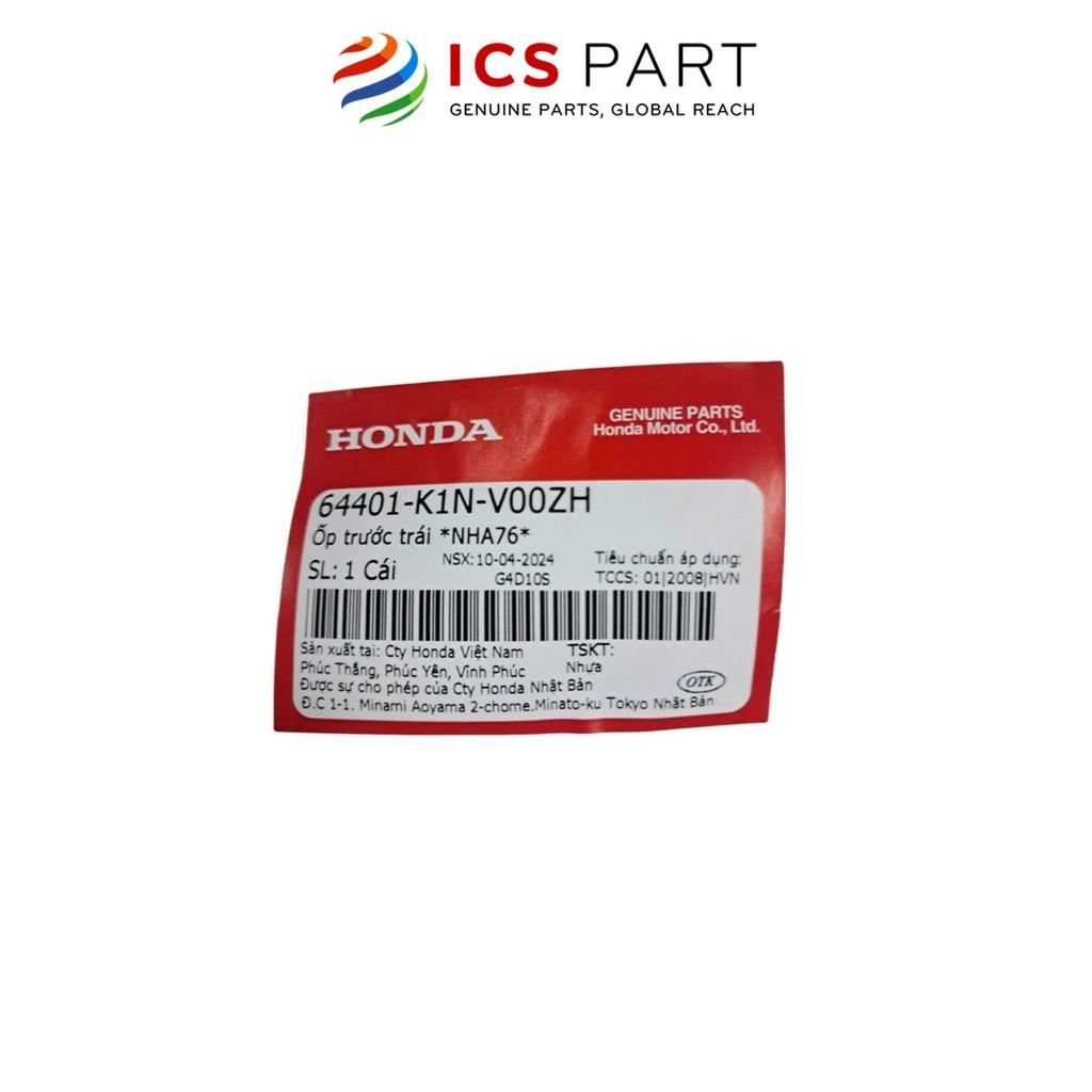 Cánh Yếm Trái HONDA Sh Mode K1N 2021 Đen Sần (Đen Mờ) Nha76 (64401K1NV00ZH)