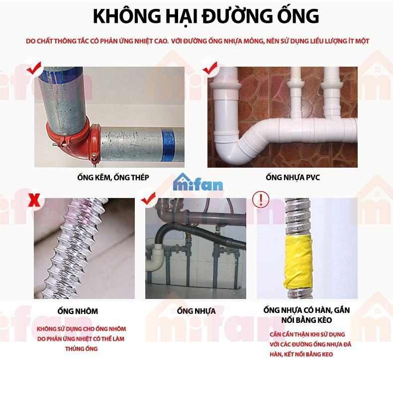 Bột Thông Cống YUHAO - Thông Tắc Cống, Đường Ống, Bồn Cầu, Bồn Rửa Mặt - HÀNG LOẠI 1 Còn hàng