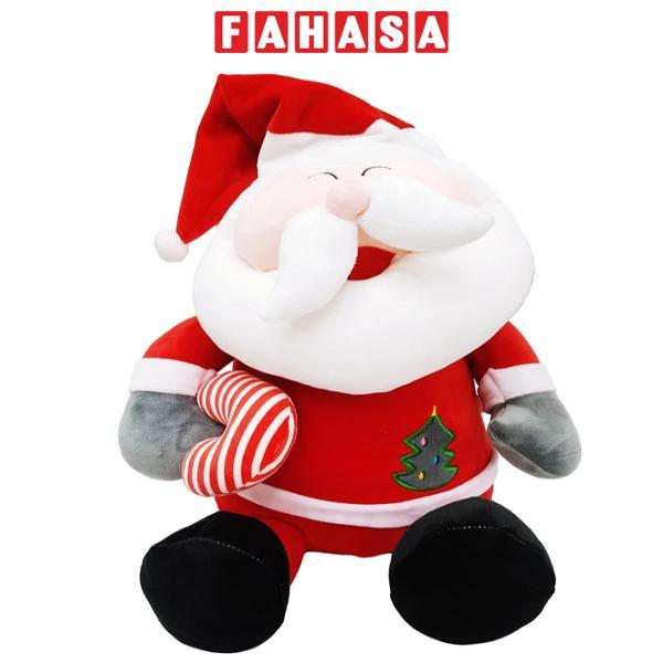 Thú Nhồi Bông Ông Già Noel Mặc Áo Thêu 90 cm - ZooZoo 90510