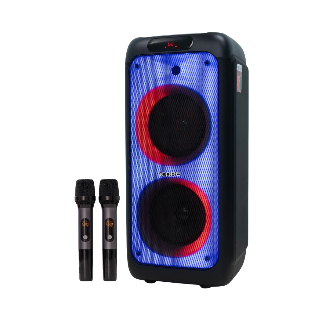 Bộ Loa Mic Karaoke Bluetooth iCore i8 - Hàng chính hãng