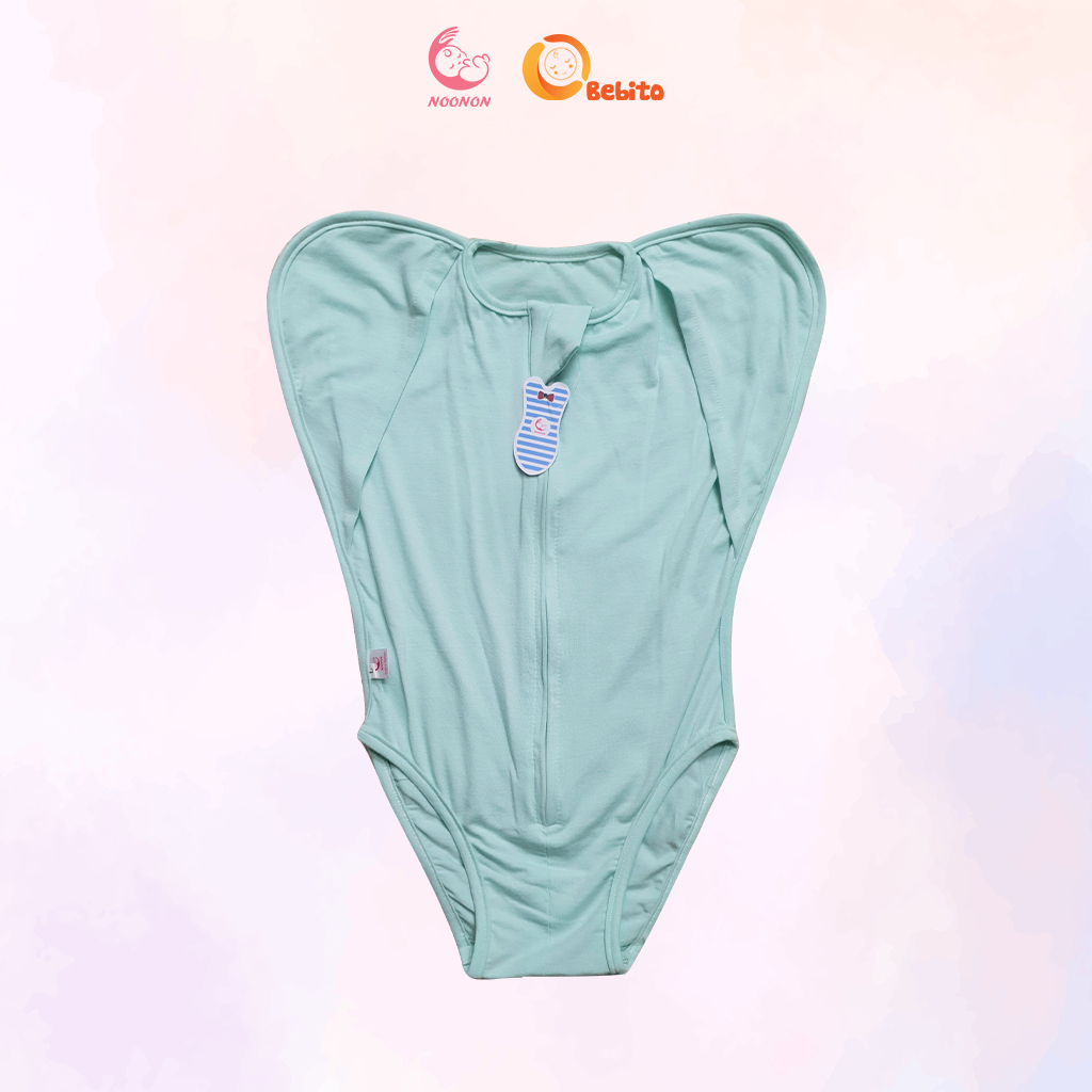 Nhộng chũn cộc mùa hè - Vải cotton co giãn 4 chiều mềm mát - Giúp bé sơ sinh ngủ ngon