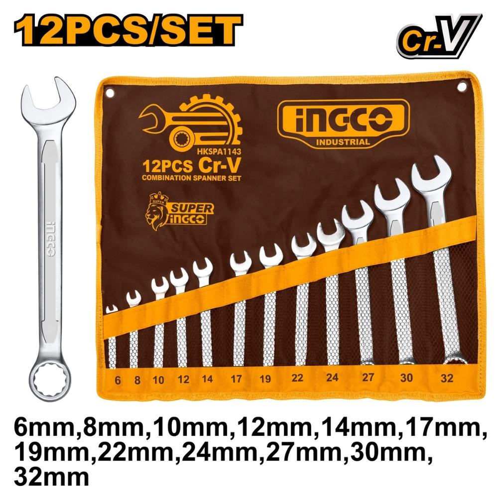 BỘ 12 CỜ LÊ VÒNG MIỆNG INGCO HKSPA1143 - HÀNG CHÍNH HÃNG