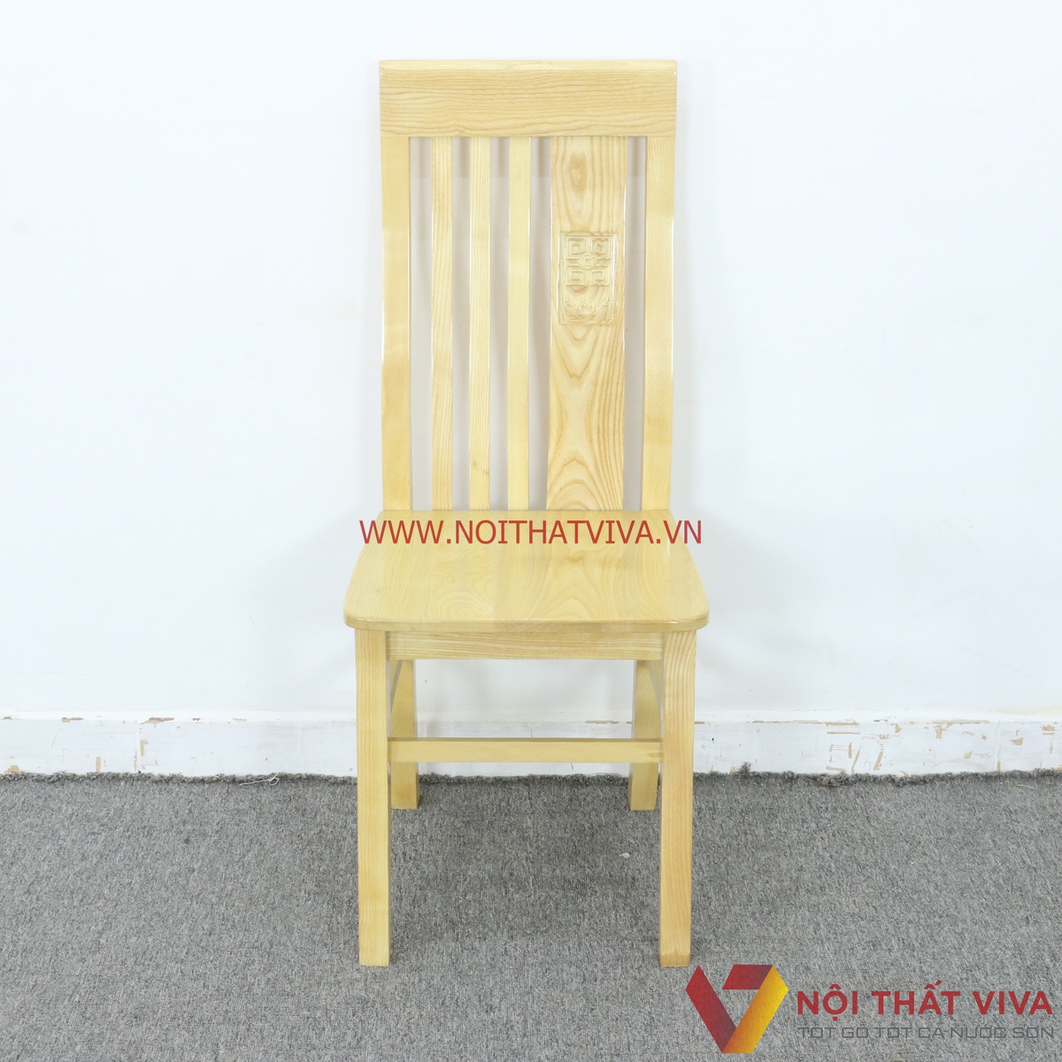 Bàn Ăn 2 Tầng Gỗ Sồi 4 Ghế Màu Tự Nhiên Gọn Đẹp Giá Rẻ