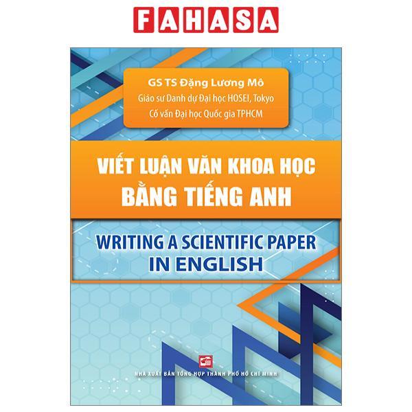 Viết Luận Văn Khoa Học Bằng Tiếng Anh - Writing A Scientific Paper In English