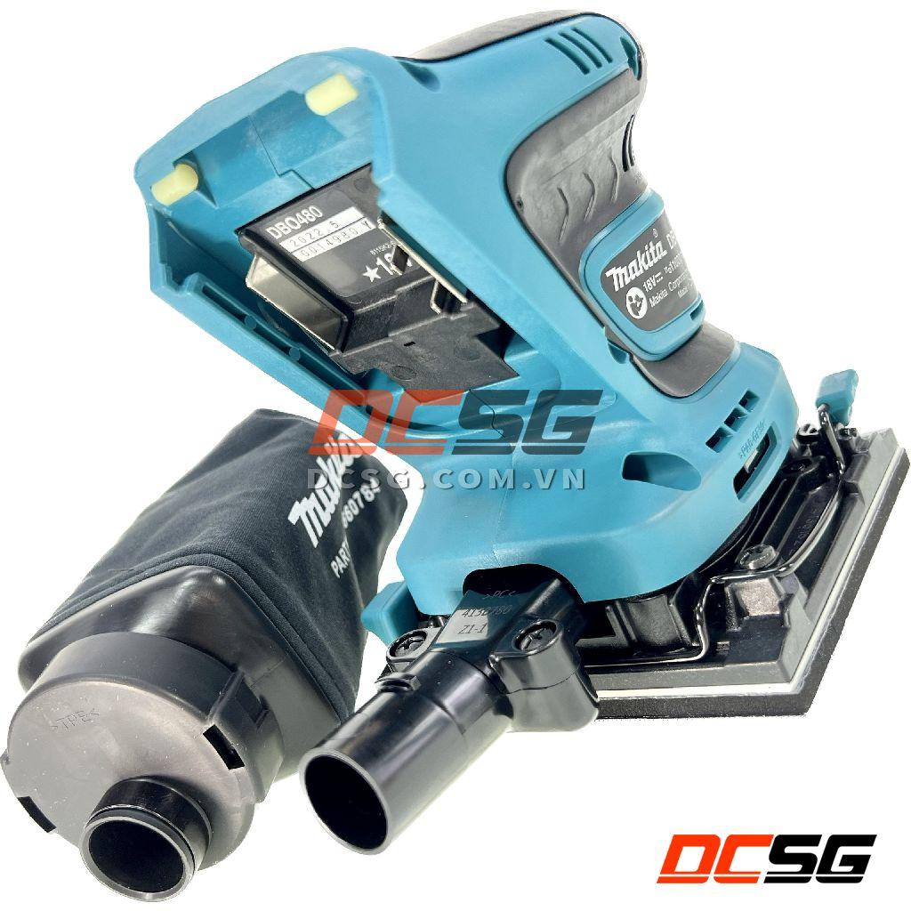 Máy chà nhám rung dùng pin 18V Makita DBO480Z | DCSG