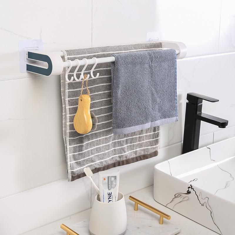 Giá Đôi Treo Khăn Gắn Tường Không Cần Khoan Tiện Dụng