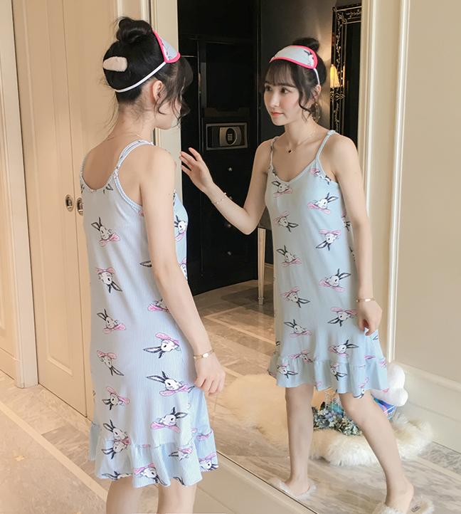 Váy ngủ 2 dây, đầm mặc nhà nữ DV18