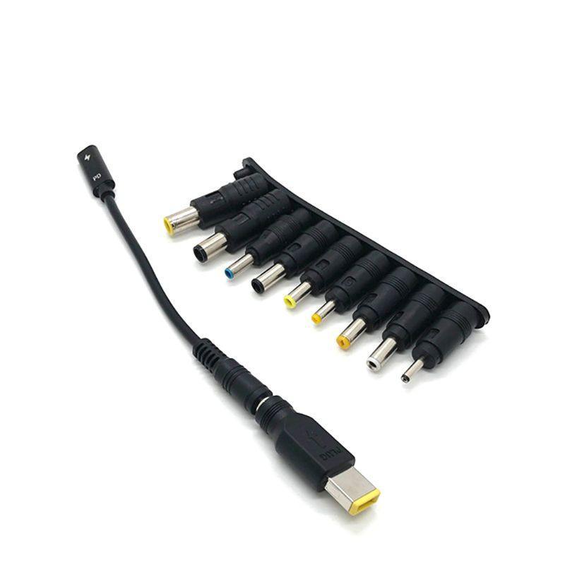 Bộ cáp chuyển đổi ổ cắm Type C sang DC 5.5x4.0MM cho máy tính