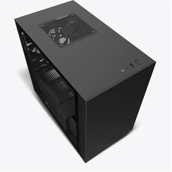 Vỏ Case Máy Tính NZXT H210 Màu Đen- Hàng Chính Hãng