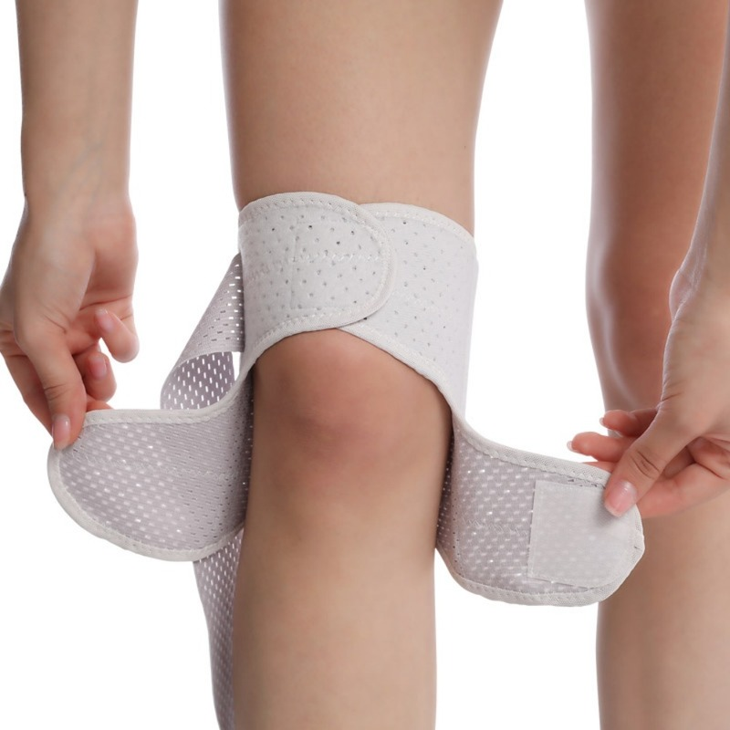 Fitness Knee Brace Band Band Bandage Bandage Band Thể thao Knee Brace Soccer Brace Band Band 1 mảnh Color: White Left Size: XL 43-53CM