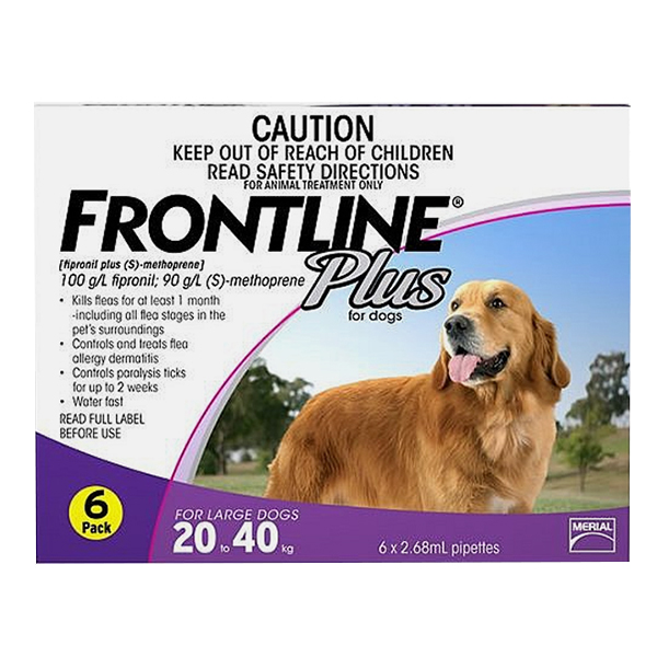 Thuốc Nhỏ Rận Cho Chó Từ 20-40Kg Frontline Plus