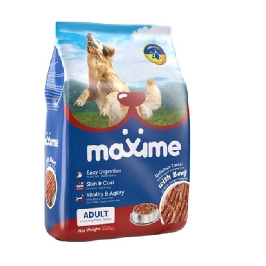 THỨC ĂN HẠT CHO CHÓ VỊ BÒ GÓI 400G - MAXIME