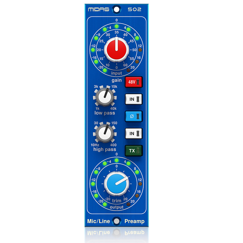 MIDAS MICROPHONE PREAMPLIFIER 502 V2-Hàng Chính Hãng