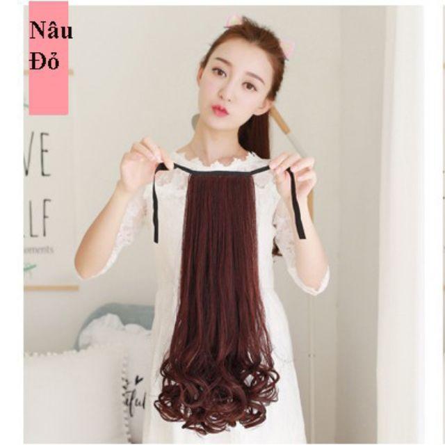Tóc giả nữ cột ️️  ️️ tóc cột xoăn đuôi 55cm