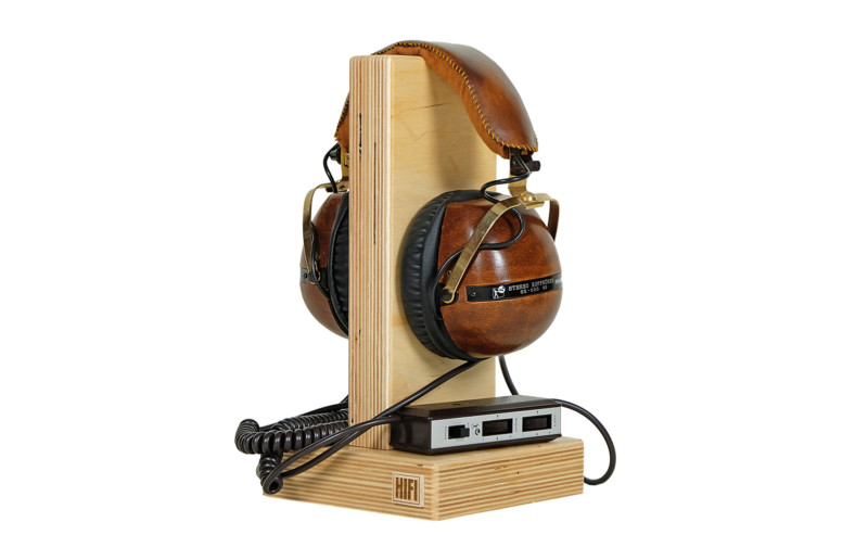 Headphone Stand chụp tai thân gỗ Giá Treo Tai nghe đế gỗ tự nhiên