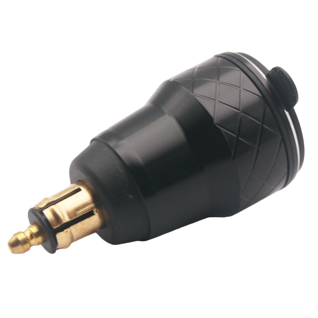 Motorcycle DIN Socket Hella to Dual USB Charger For BMW R1200GS 5V 4.2A LED
