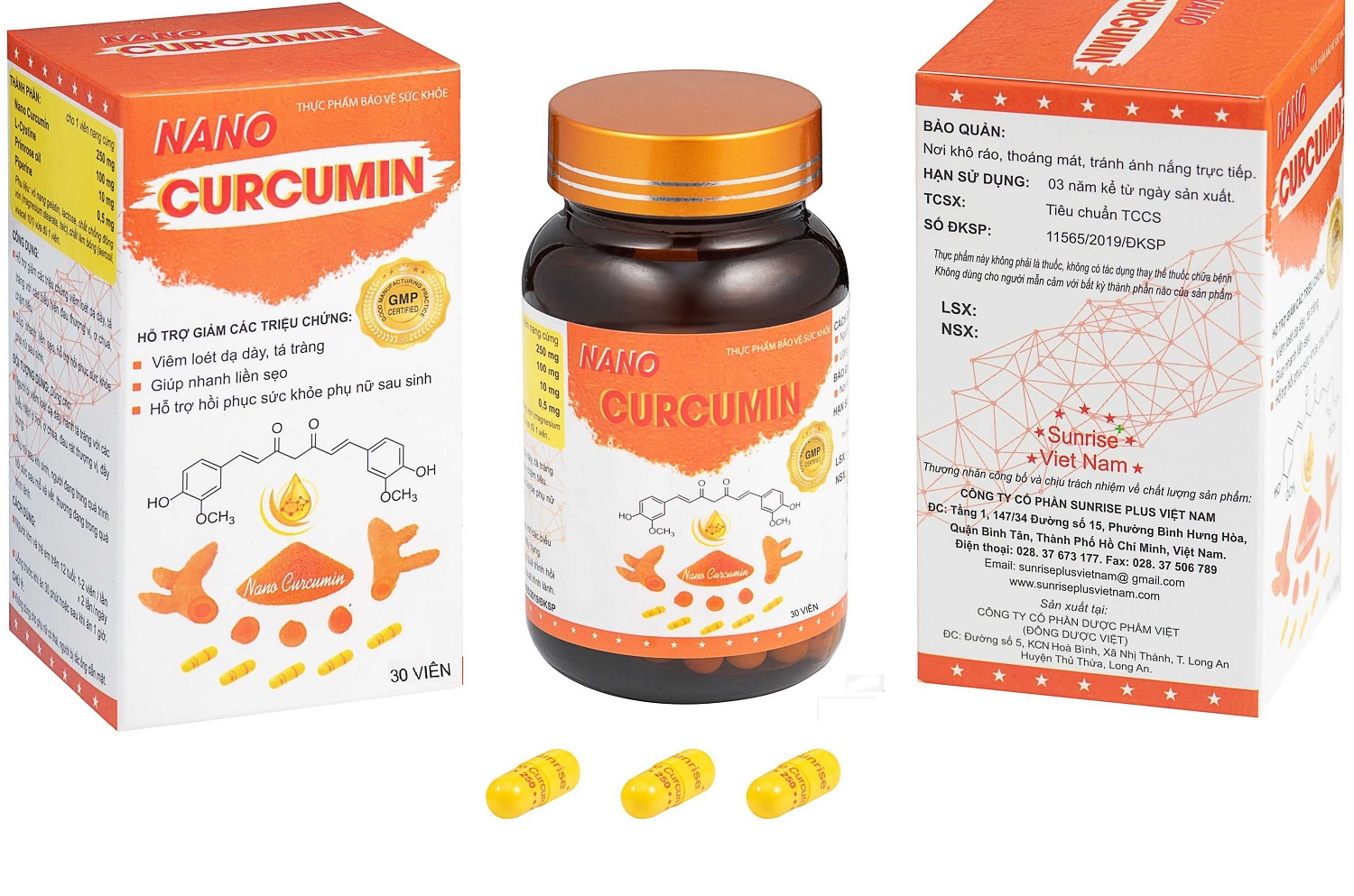 THỰC PHẨM DINH DƯỠNG - Nano Cucumin 1 - Tinh Chất Từ Nghệ Tươi - Sản Phẩm Tự Nhiên 100% - Chứng Nhận Chất Lượng