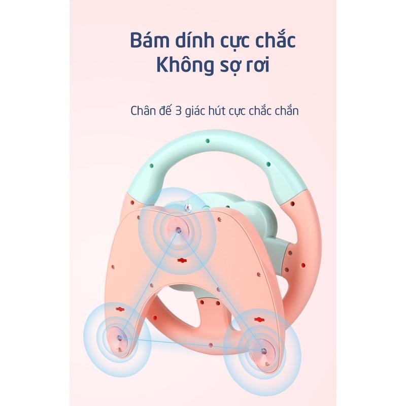 Đồ chơi vô lăng phát nhạc có đèn cho bé