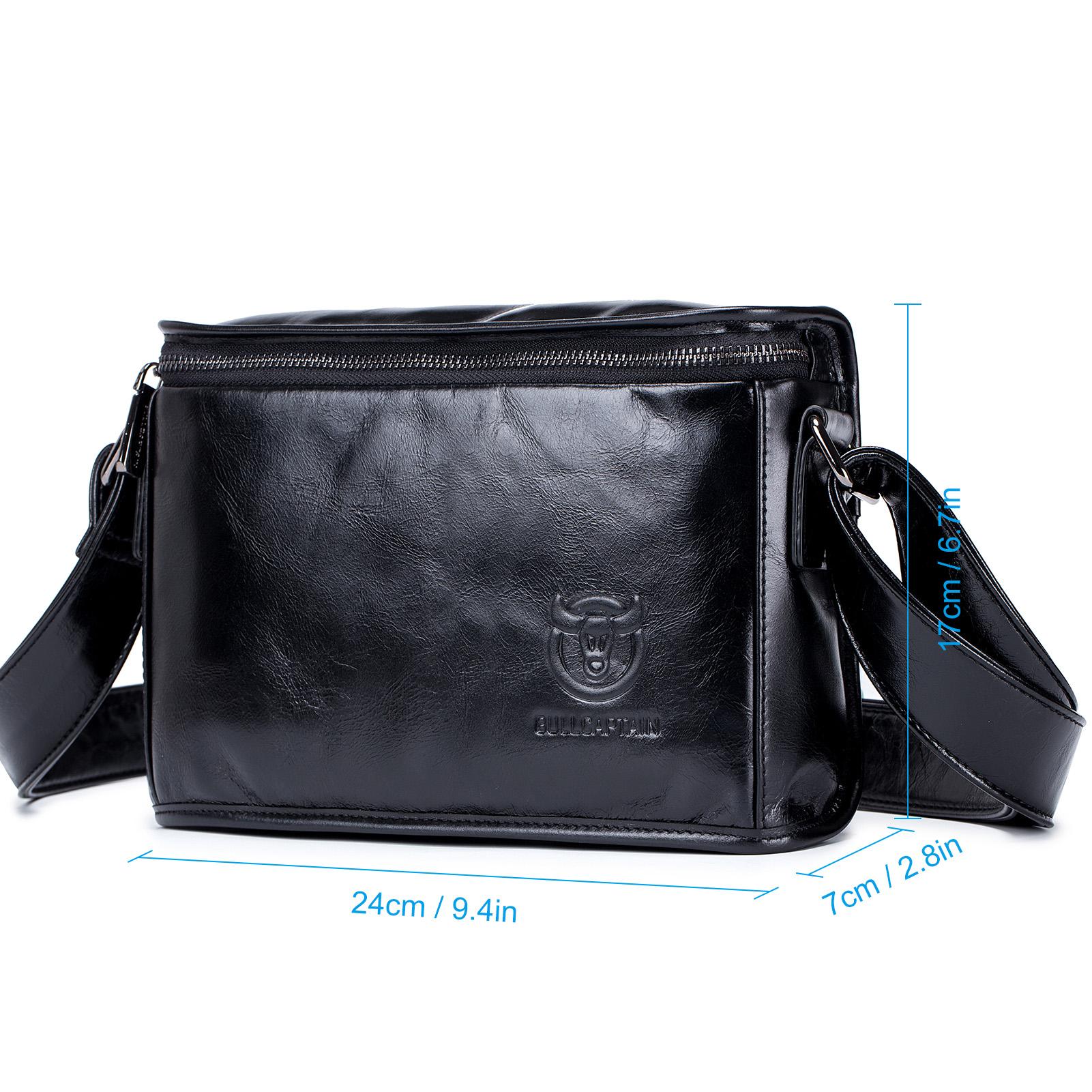 Túi Da Đeo Chéo Nam Sành Điệu Nằm Ngang Dành Cho Dân Công Sở Học Sinh Sinh Viên Bullcaptain