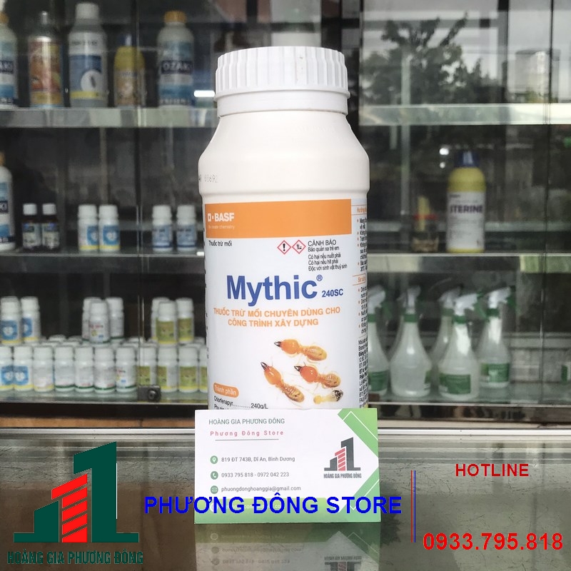 Thuốc diệt mối, phòng mối Mythic 240SC _ chai 1 lít