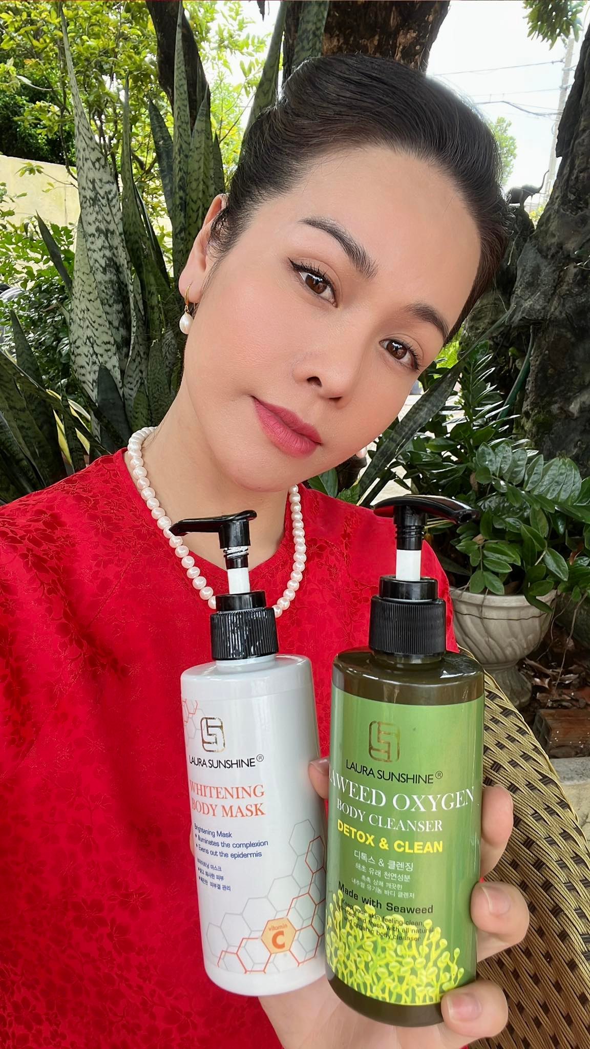 Mặt nạ ủ trắng da toàn thân Hàn Quốc 200ml - Whitening Body Mask - Laura Sunshine - Nhật Kim Anh