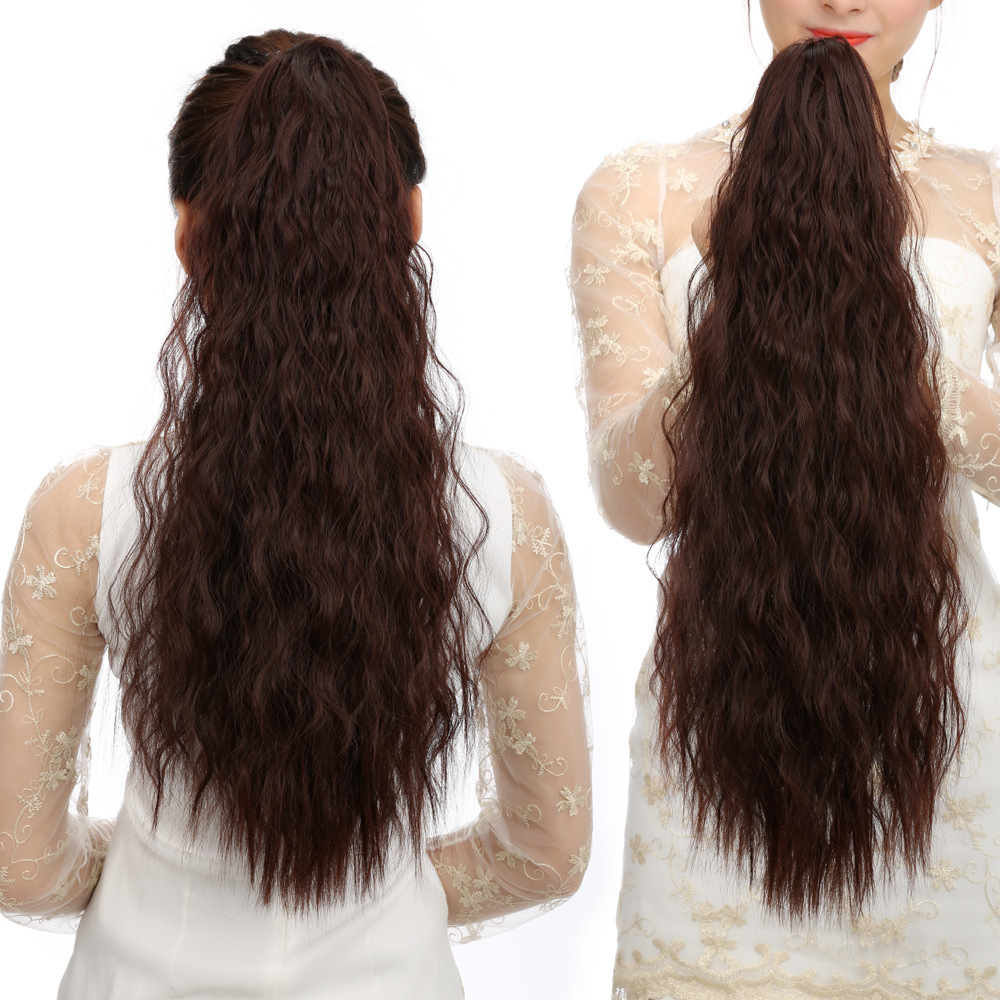 Hình ảnh Ngoạm xù sóng nước N153 ❤️FREESHIP❤️ kẹp ngoạm tóc giả, quặm tóc giả, tóc giả nữ ngoạm kẹp