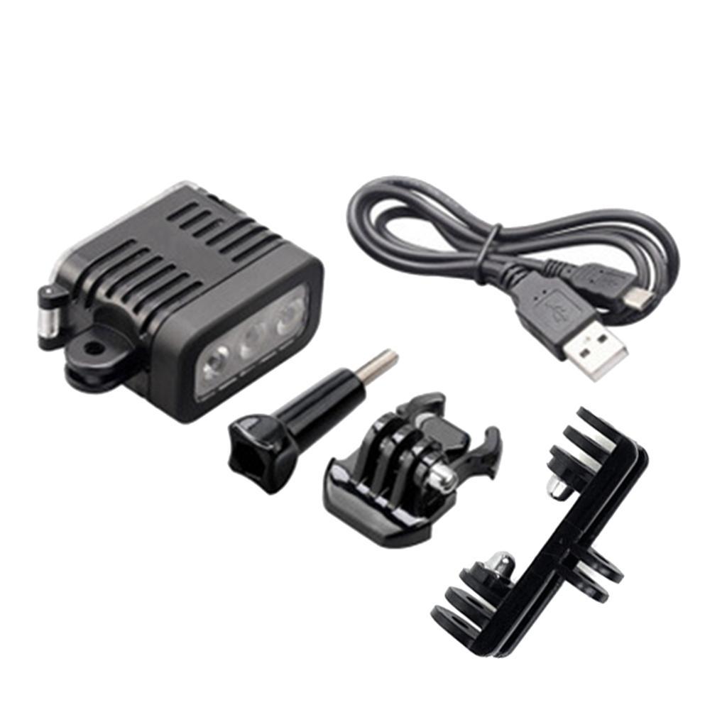 30m Waterproof Diving LED Flash Fill Light Spot Lamp for Hero/XiaoYi