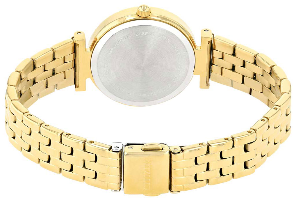 Đồng Hồ Nữ Citizen Đính Đá Swarovski Dây Thép Không Gỉ ER0212-50Y - Mặt Xà Cừ