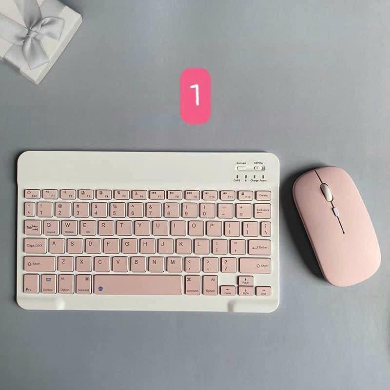 Bàn phím bluetooth không dây mini 10 inch/ chuột không dây