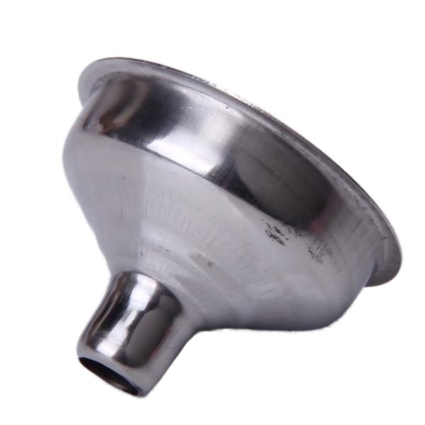 2Pcs Stainless Steel 3.6cm Dia. Small Funnel for Hip Flask Wine Vodka
