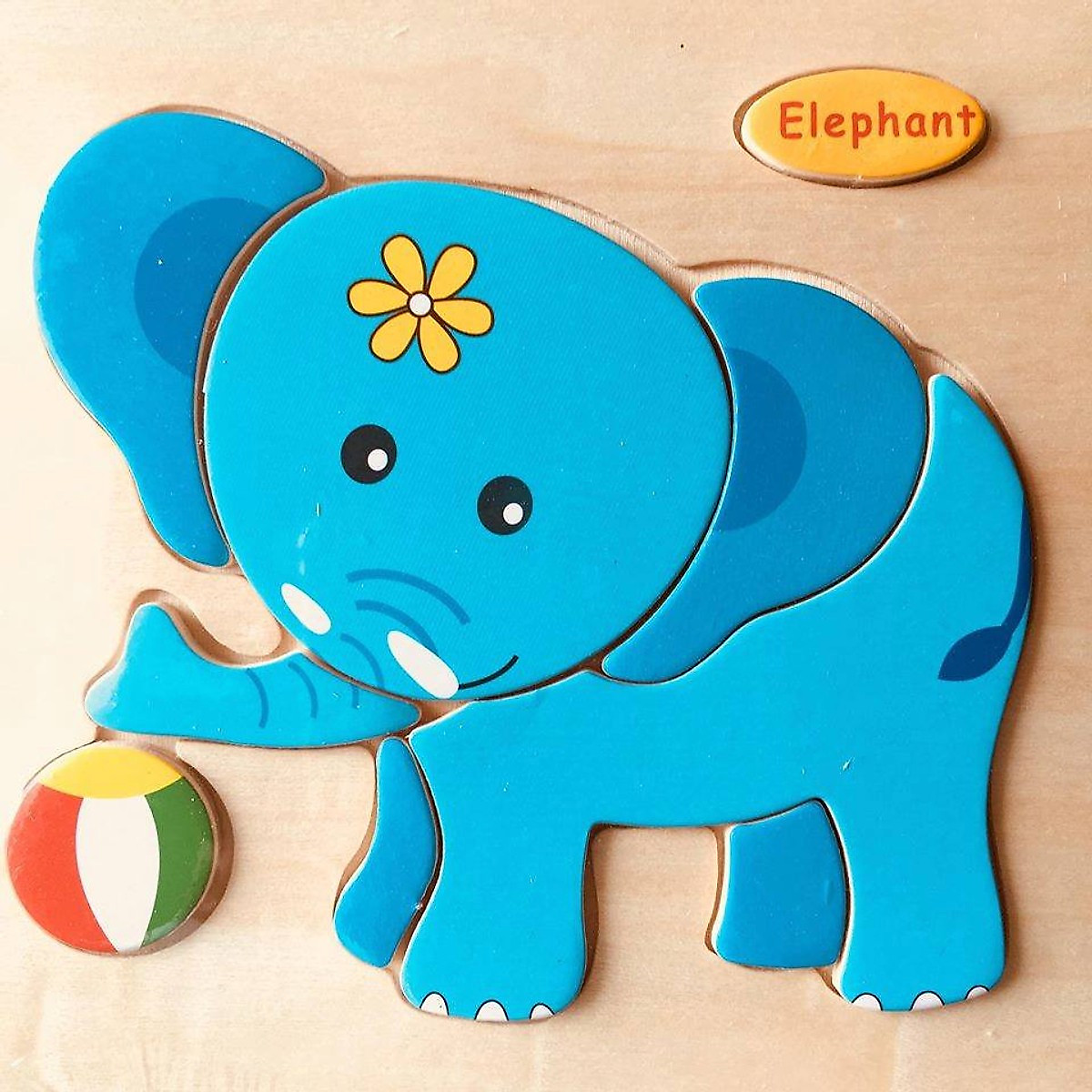 Đồ chơi cho bé làm quen với ghép hình - combo 10 tranh ghép 3D bằng gỗ MK0067