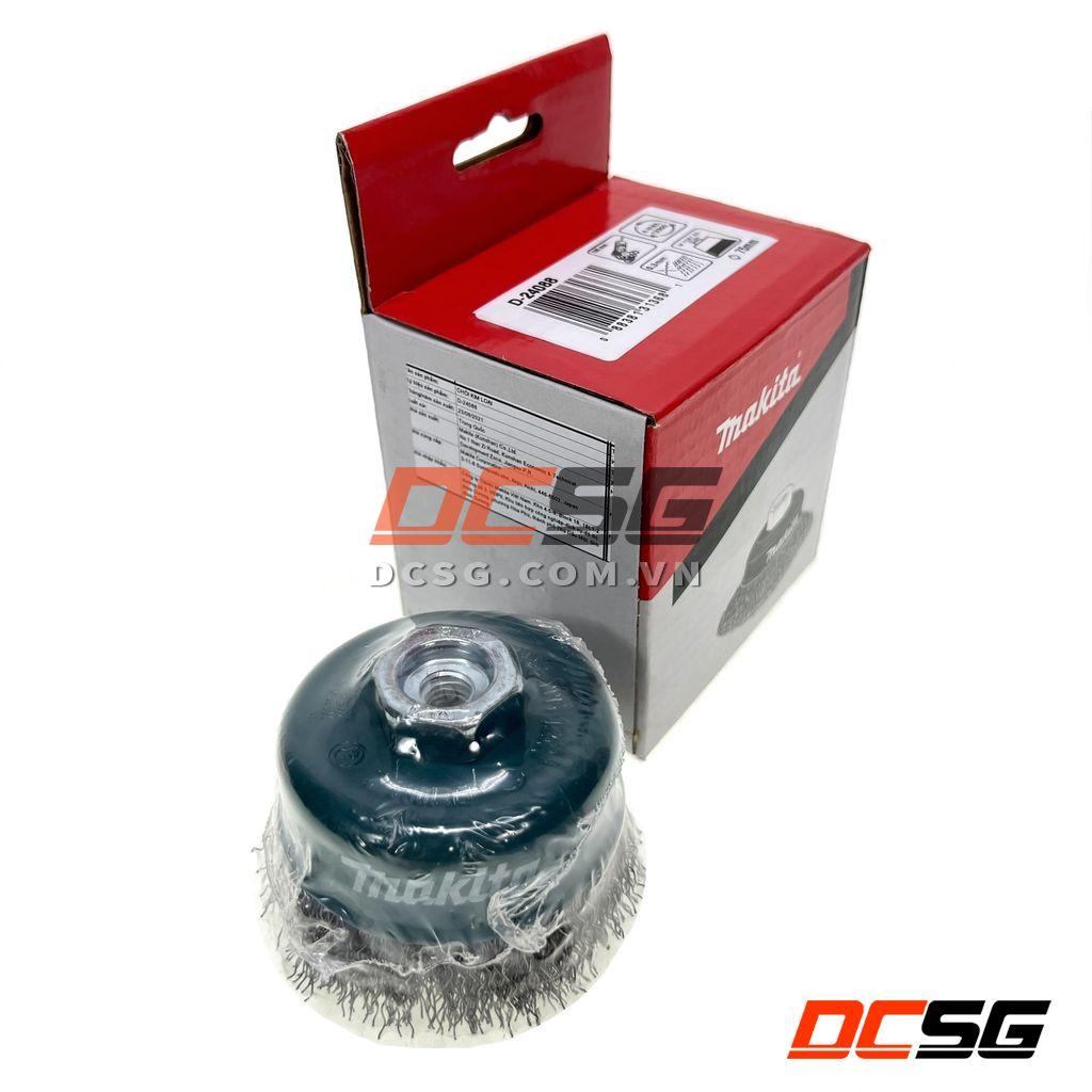 Chổi cước đánh rỉ sét 75mm M10x1.5mm Makita D-24088