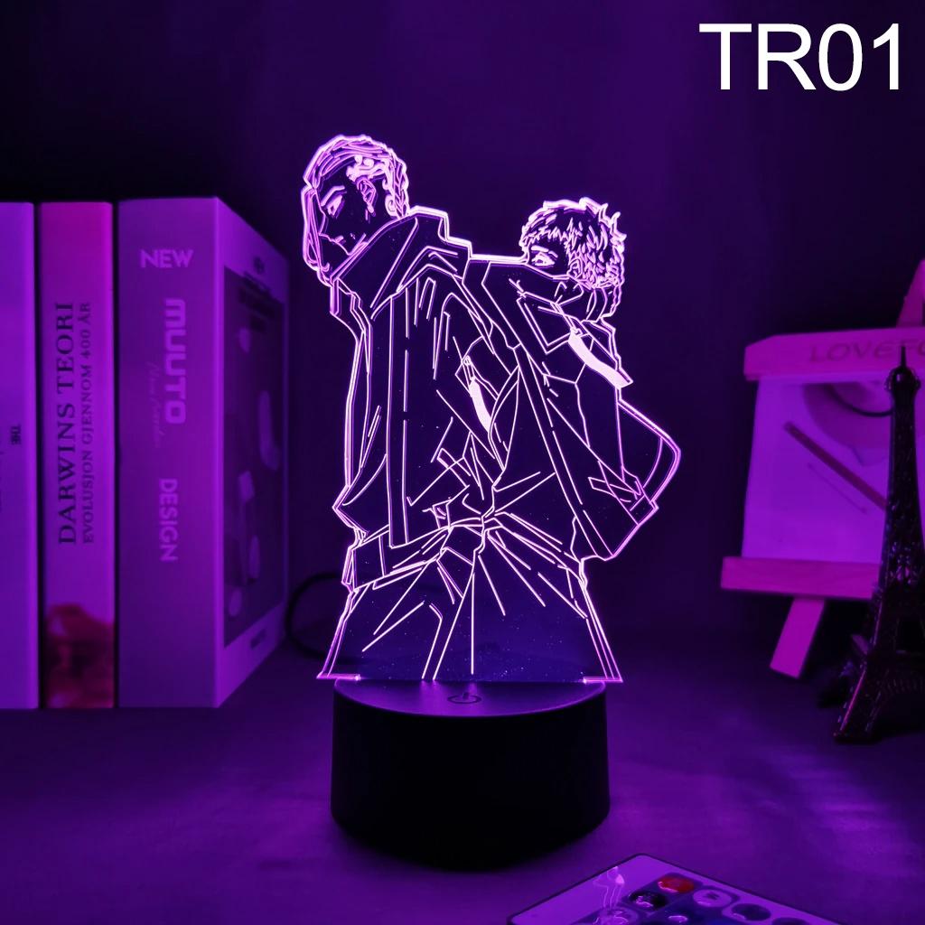 Đèn led anime 3D nhân vật Mikey Draken Tokyo revengers decor bàn học trang trí phòng ngủ