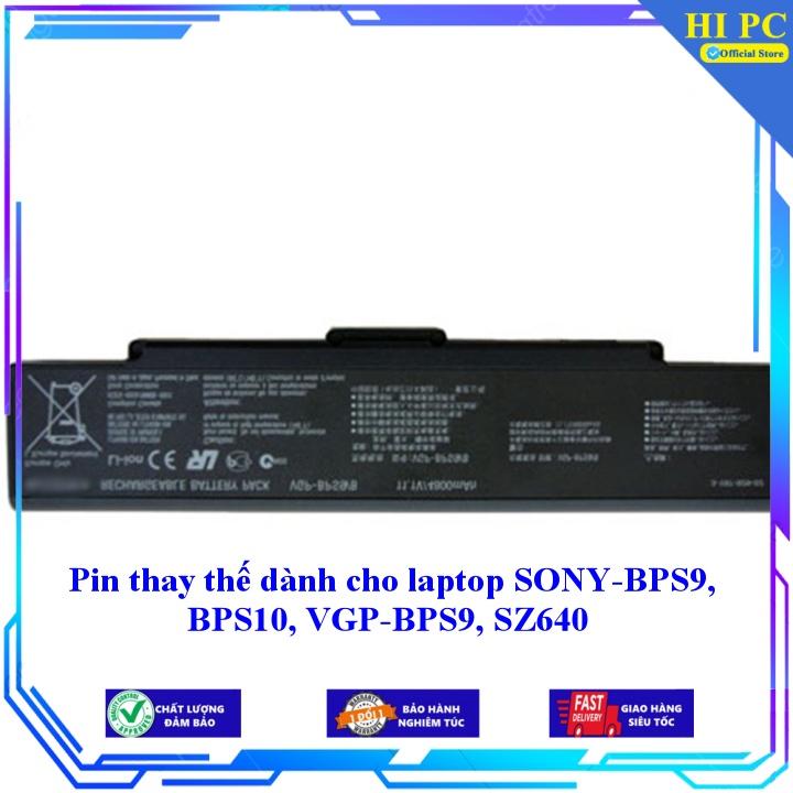 Pin thay thế dành cho laptop SONY-BPS9 BPS10 VGP-BPS9 SZ640 - Hàng Nhập Khẩu