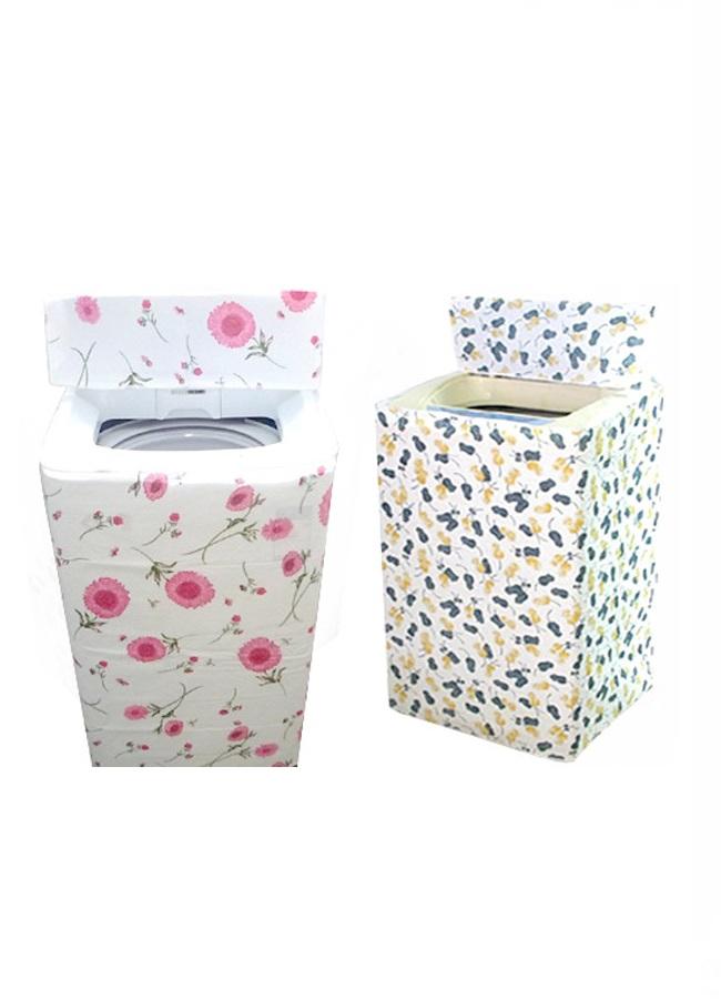 Combo áo trùm máy giặt + bột tẩy vệ sinh lồng máy giặt Hàn Quốc - áo trùm máy giặt cửa trên - GDHN Loại Tốt