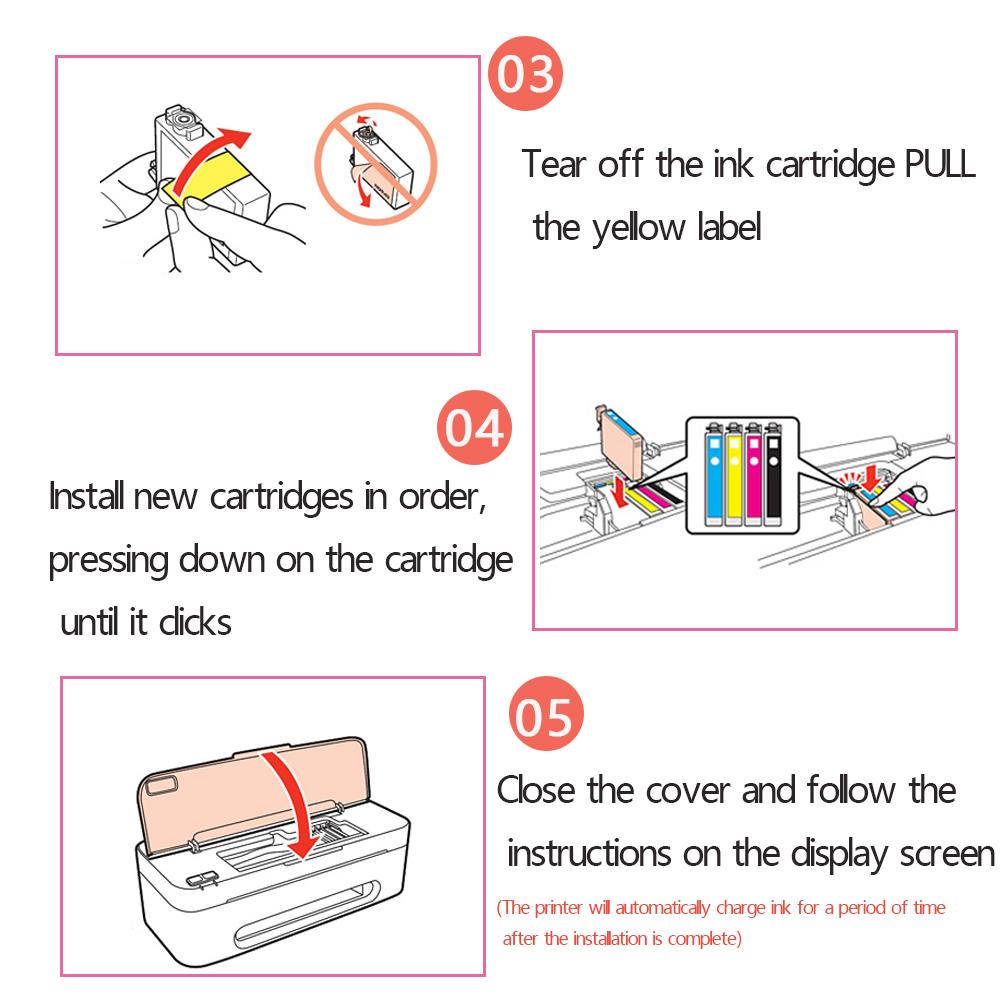 220 220XL T220 Hộp Mực Tương Thích Cho Epson XP-320 XP-420 XP-424 WF-2630 WF-2650 WF-2660 WF-2750 WF-2760