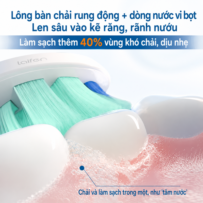 Bàn chải đánh răng điện Sonicare ProtectiveClean serial 5300 thương hiệu Hà Lan cao cấp Philips HX5181 - Hàng chính hãng