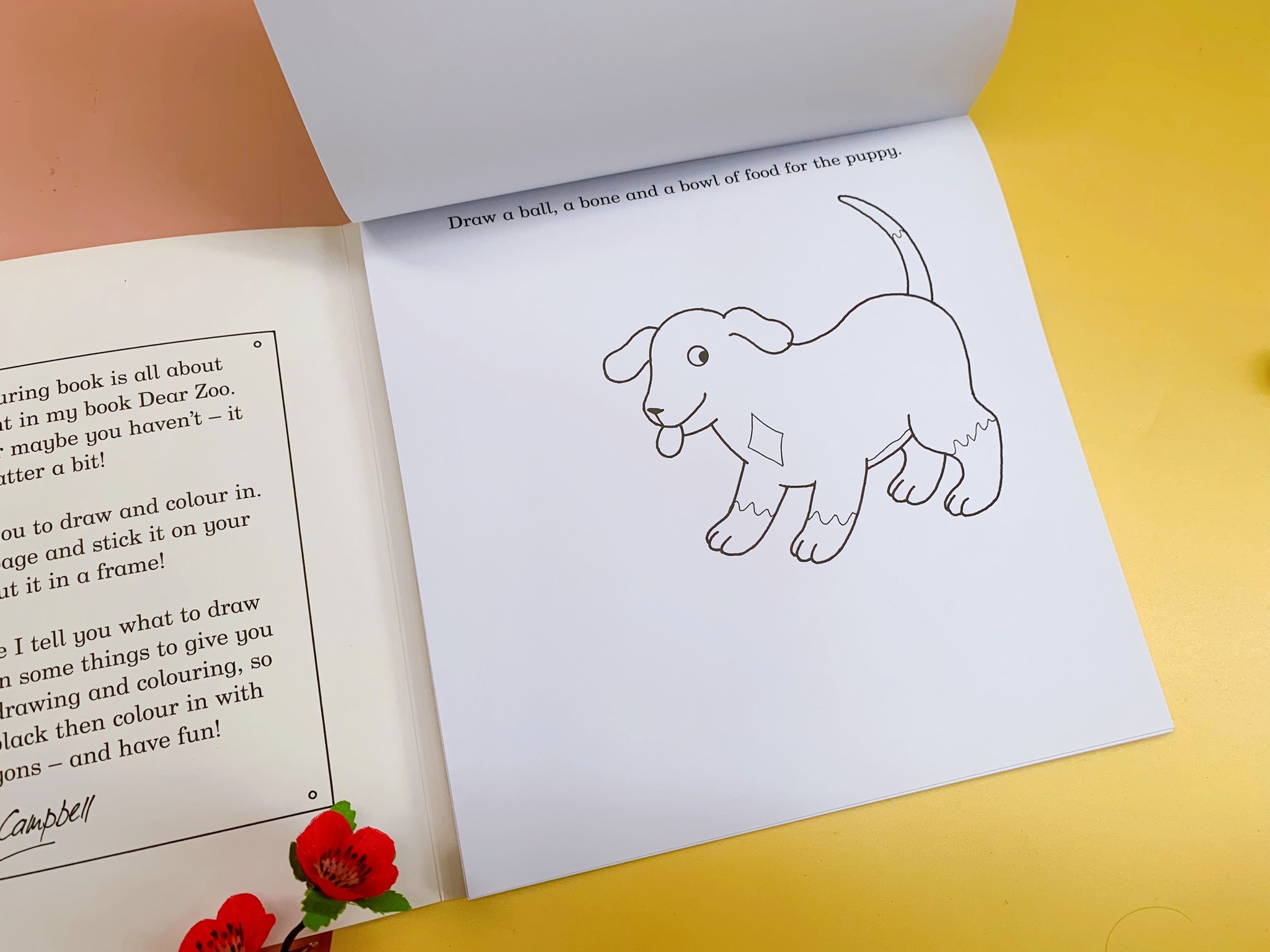 The Dear Zoo Drawing and Colouring Book