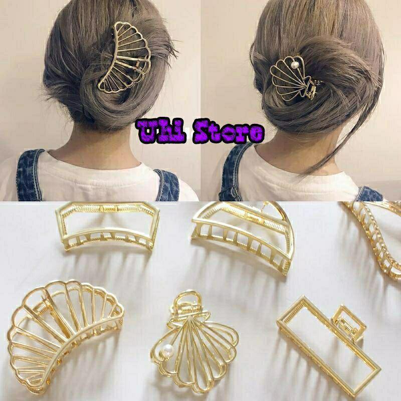 KẸP TÓC KIM LOẠI CÀNG CUA PHONG CÁCH HÀN QUỐC