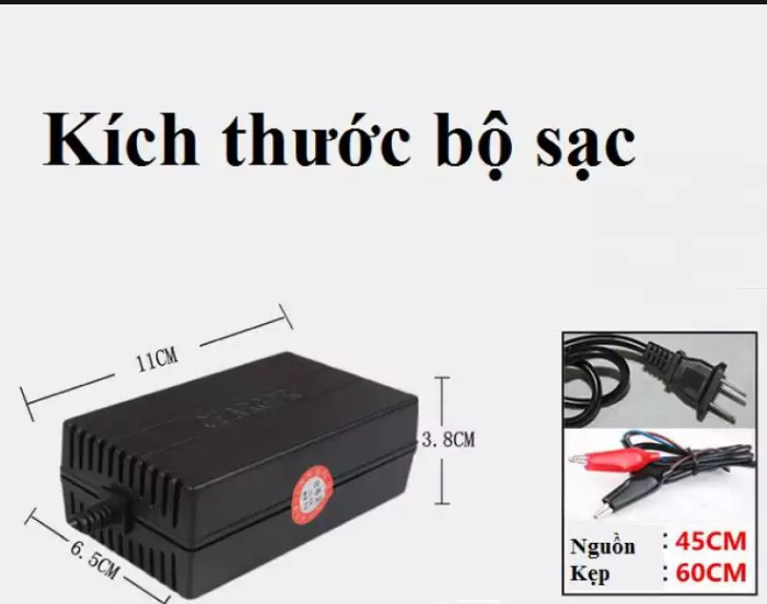 Bộ sạc ắc quy 12V tự động ngắt sạc khi đầy hàng cao cấp chất lượng tốt