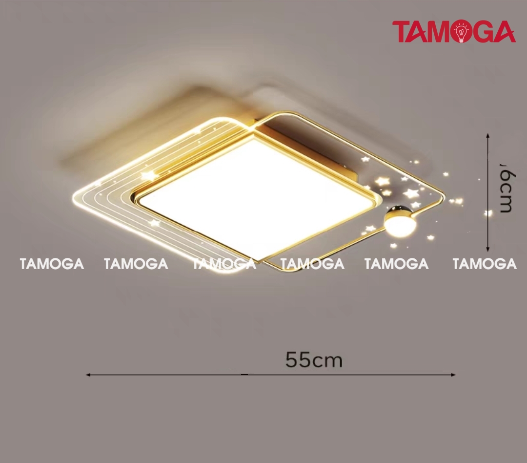 Đèn trần trang trí hình vuông TAMOGA CHIKA 1047