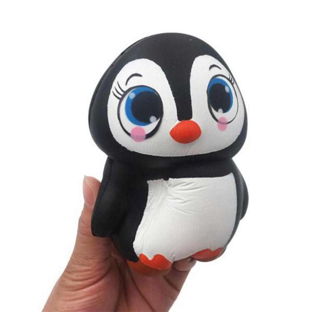 2xSquishy Soft Slow Rising Squishes Toy PU Stress Relief Soft Toy penguin