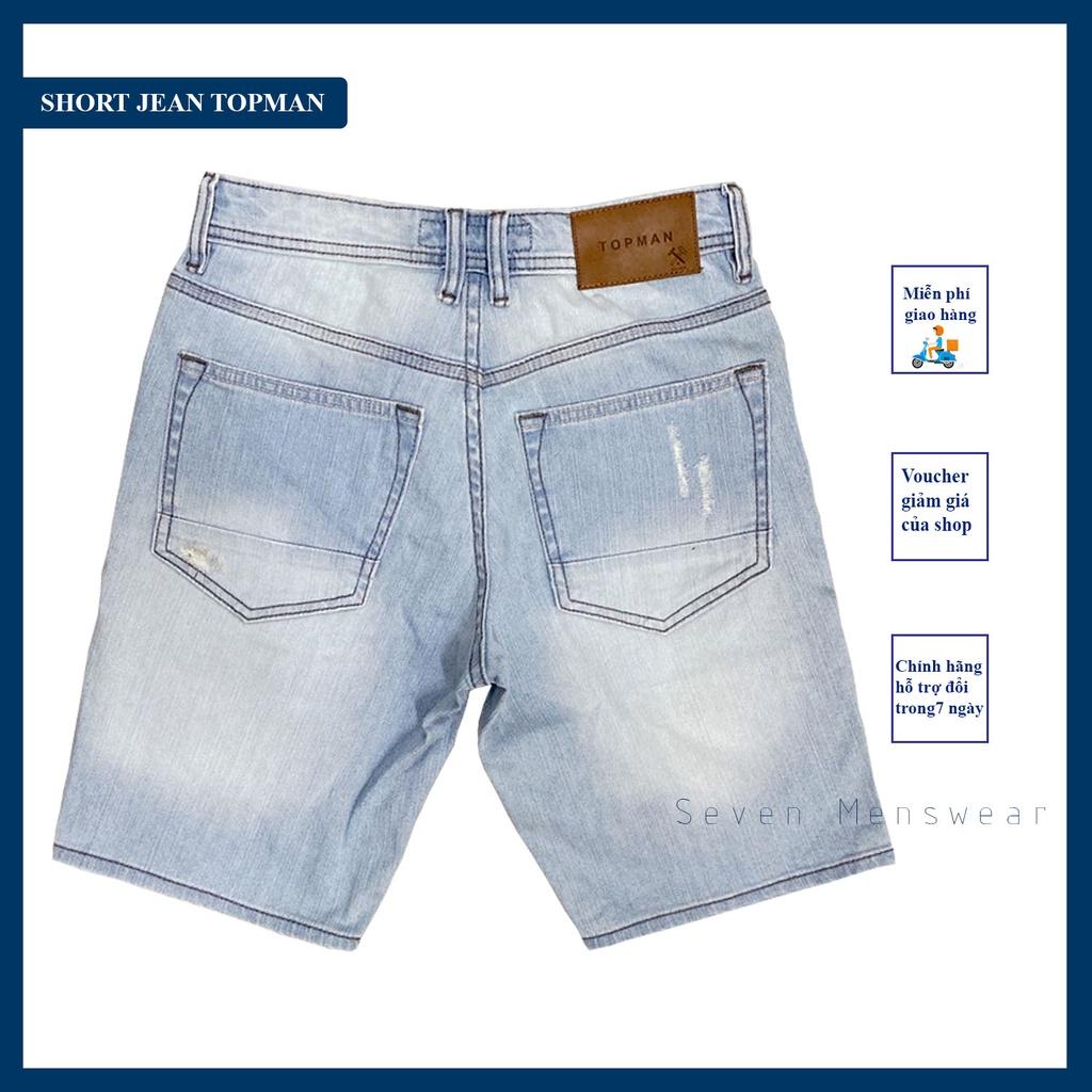 QUẦN SHORT JEAN &quot; CHÍNH HIỆU XUẤT DƯ TOPMAN&quot; / SHORT HÀNG HIỆU SIÊU ĐẸP GAM MÀU WASH NEW WED