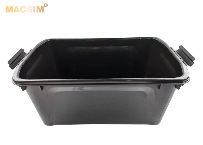 Hộp đựng đồ trên ô tô 60 lít kích thước màu đen nâu 59,5cm x 35,5cm x 35cm - hộp đựng đồ trong cốp ô tô nhãn hiệu Macsim chất liệu PP cao cấp