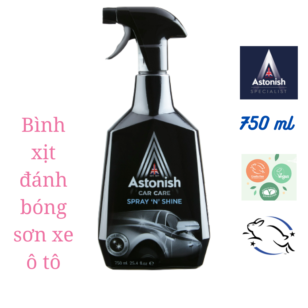 BÌNH XỊT LÀM BÓNG SƠN XE Ô TÔ ASTONISH C1600_750ml