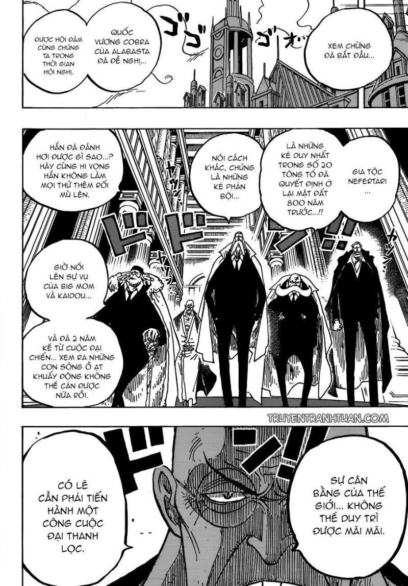 đảo hải tặc - one piece chapter 908 12