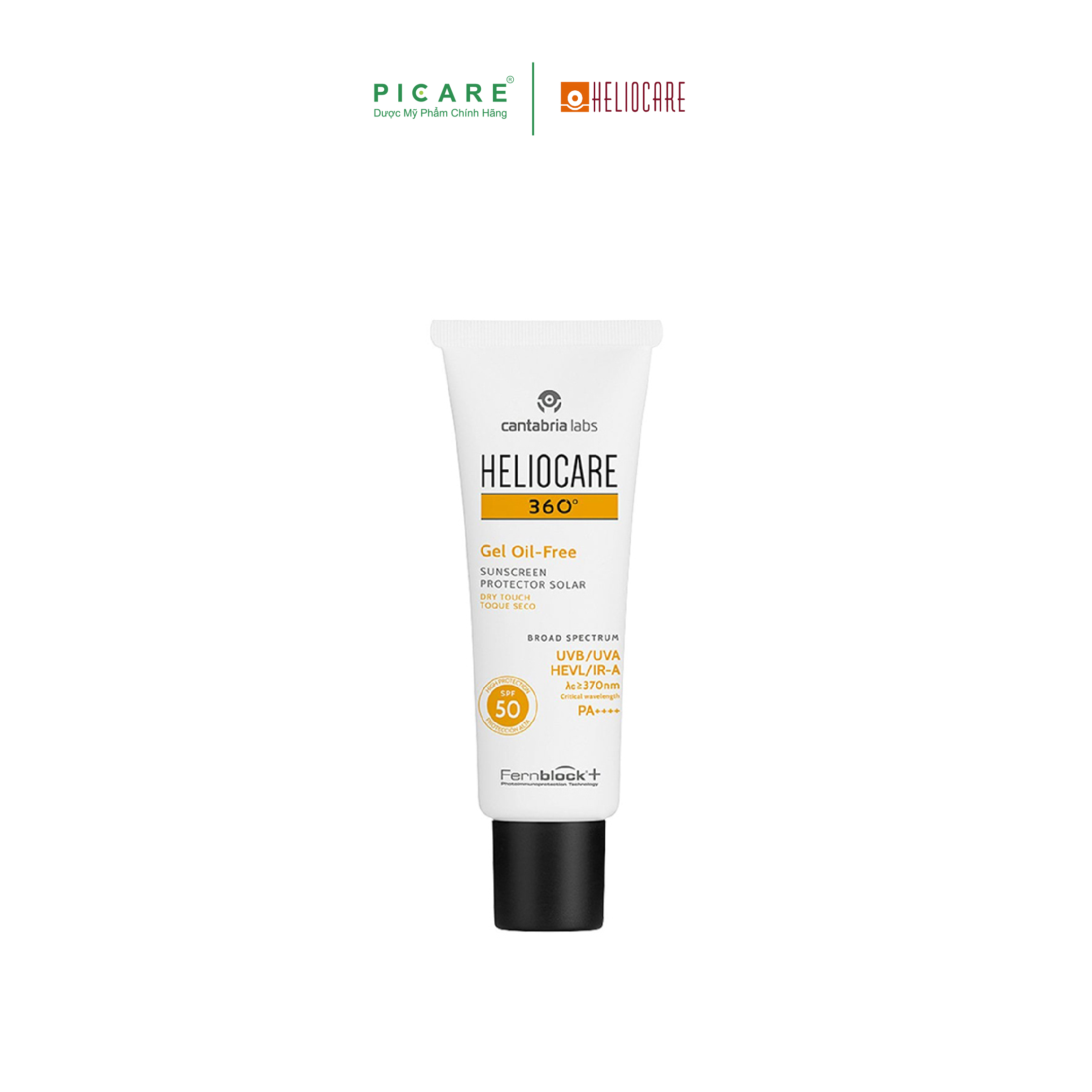 Gel Chống Nắng Cho Mọi Loại Da Heliocare 360° Gel Oil Free SPF50 50ml